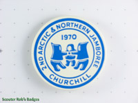 1970 - 2nd Arctic & Northern Jamboree Pin [MB JAMB 10a]